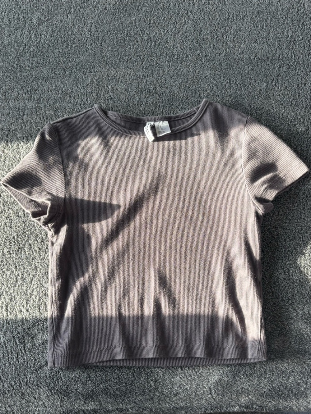 h&m basic ribbed top